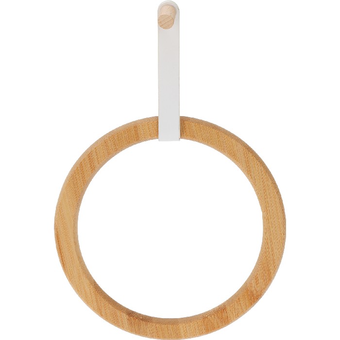 bathrooms/towel-rails-hooks/towel-ring-bamboo-and-pu-3-assorted