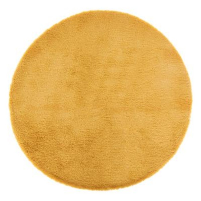 home-textiles/carpets-rugs/atmosphera-extra-soft-fur-rug-ocher-diameter-80cm