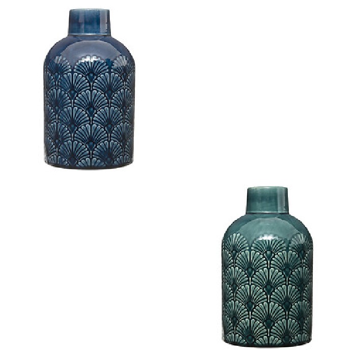 home-decor/vases/atmosphera-ceramic-double-glaze-vase-h21-7cm-marque