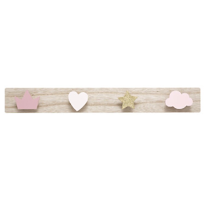 household-goods/garment-racks-wall-hooks/5five-4-hook-coat-hanger-wood-2-assorted-colour-shapes
