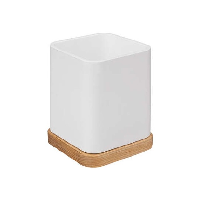 bathrooms/sink-accessories/5five-white-toothbrush-holder-resin-natureo