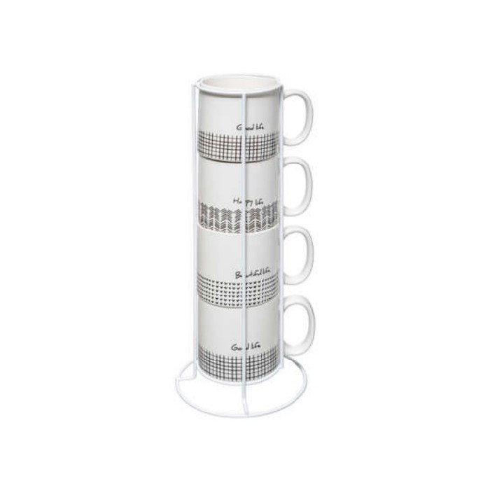 kitchenware/mugs-cups/sg-secret-de-gourmet-mugs-medium-set-of-4-on-rack-“4-life”-24cl