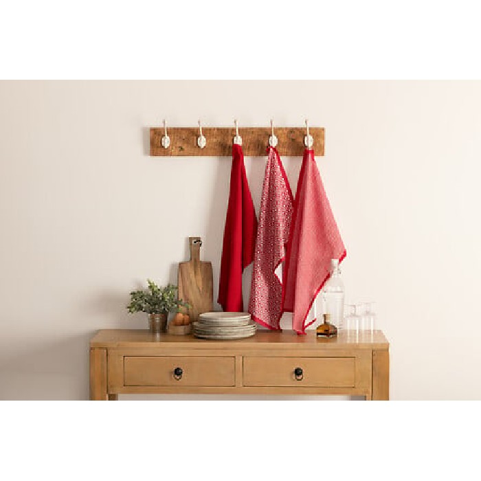 home-textiles/kitchen-textiles/atmosphera-set-of-3-red-cotton-tea-towels-45cm-x-70cm