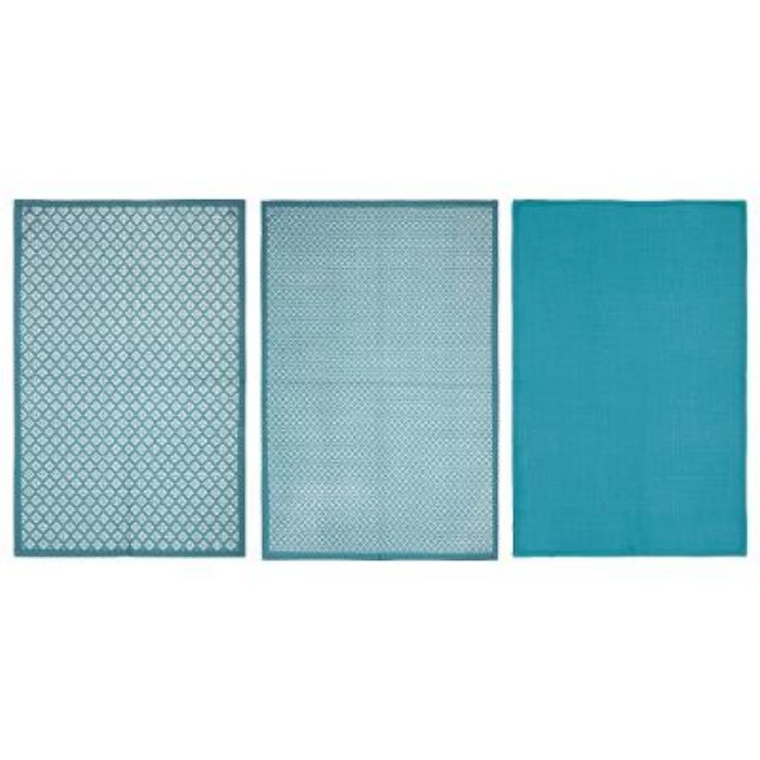 home-textiles/kitchen-textiles/atmosphera-blue-printed-kitchen-towel-set-of-3-45cm-x-70cm