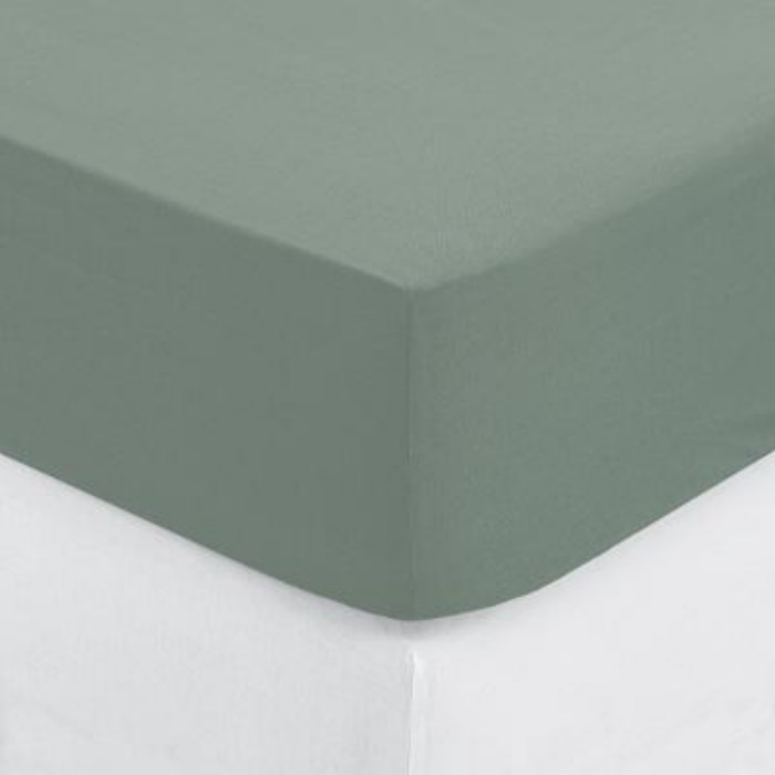 home-textiles/bed-sheets/atmosphera-fitted-sheet-green-90x190x30cm