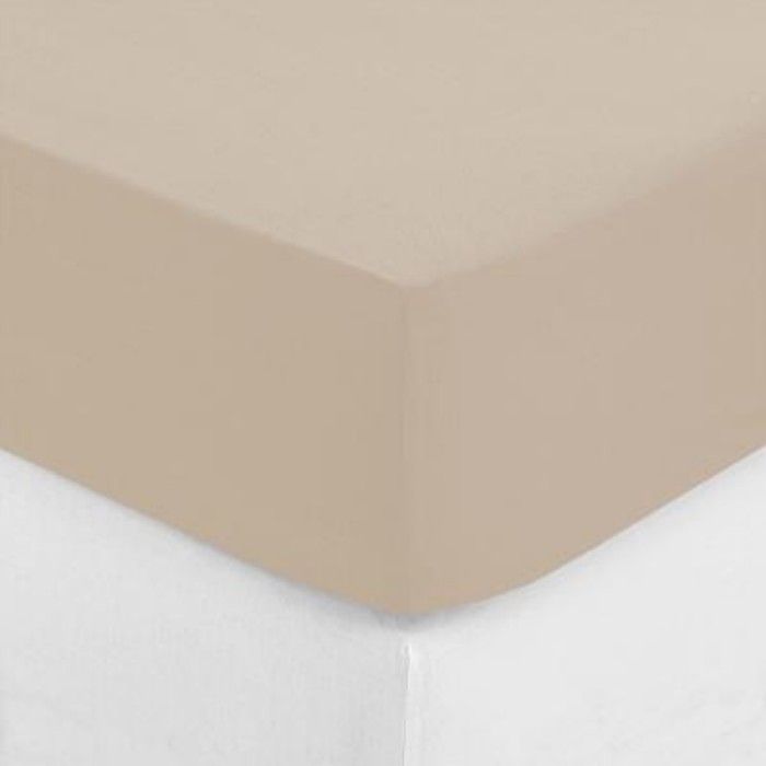 home-textiles/bed-sheets/atmosphera-fitted-sheet-beige-160x200x30cm