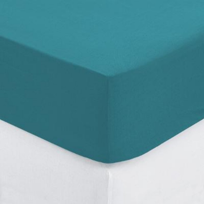 home-textiles/bed-sheets/atmosphera-fitted-sheet-turquoise-160x200x30cm