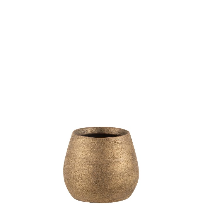 home-decor/indoor-pots-plant-stands/irregular-rough-ceramic-flowerpot-gold-small