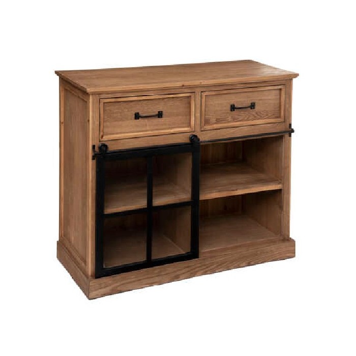 living/sideboards/atmosphera-danik-1-door-2-drawers-glass-buffet