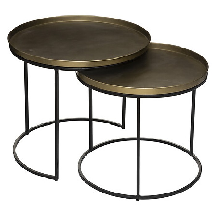 living/coffee-tables/atmosphera-basile-metal-side-table-set-of-2