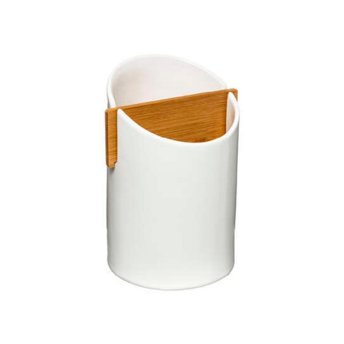 kitchenware/dish-drainers-accessories/5five-ceramic-utensils-pot-white-17cm-x-12cm