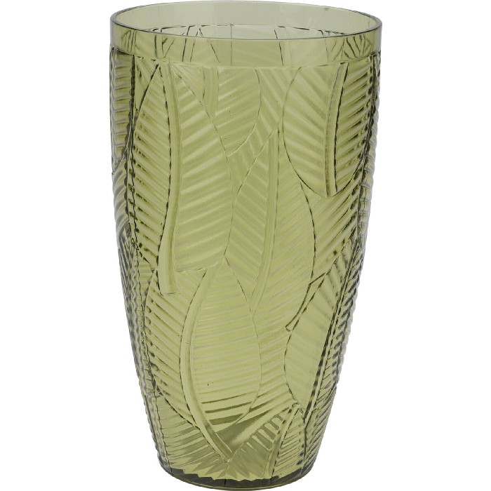 tableware/glassware/leaf-tall-drinking-glass-650ml-green