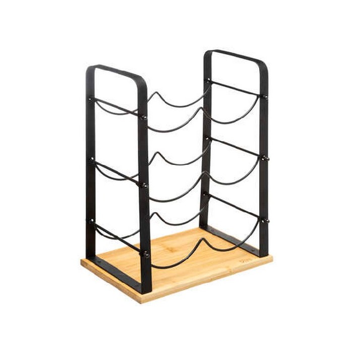 kitchenware/racks-holders-trollies/5five-rack-for-6-bottle-black