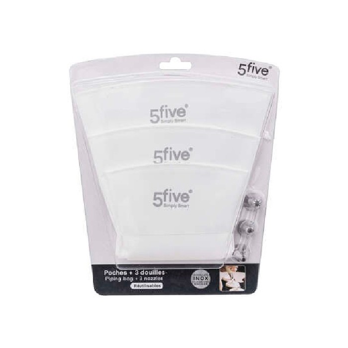 kitchenware/baking-tools-accessories/5five-reu-fabric-piping-bag-x3
