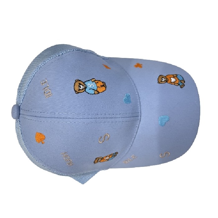 household-goods/clothes-shoes-accessories/mumuso-embroidered-baseball-cap-for-kids-little-bearblue