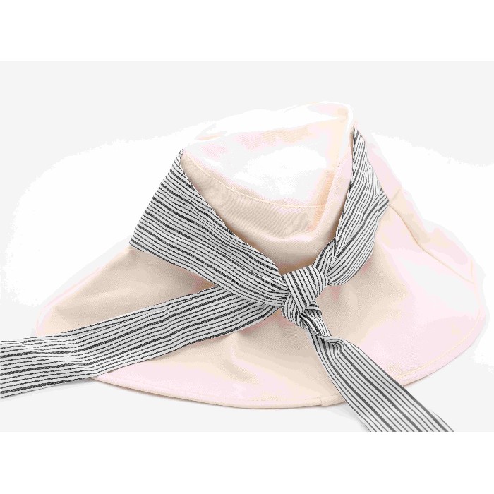 household-goods/clothes-shoes-accessories/mumuso-bucket-hat-with-striped-ribbon-beige