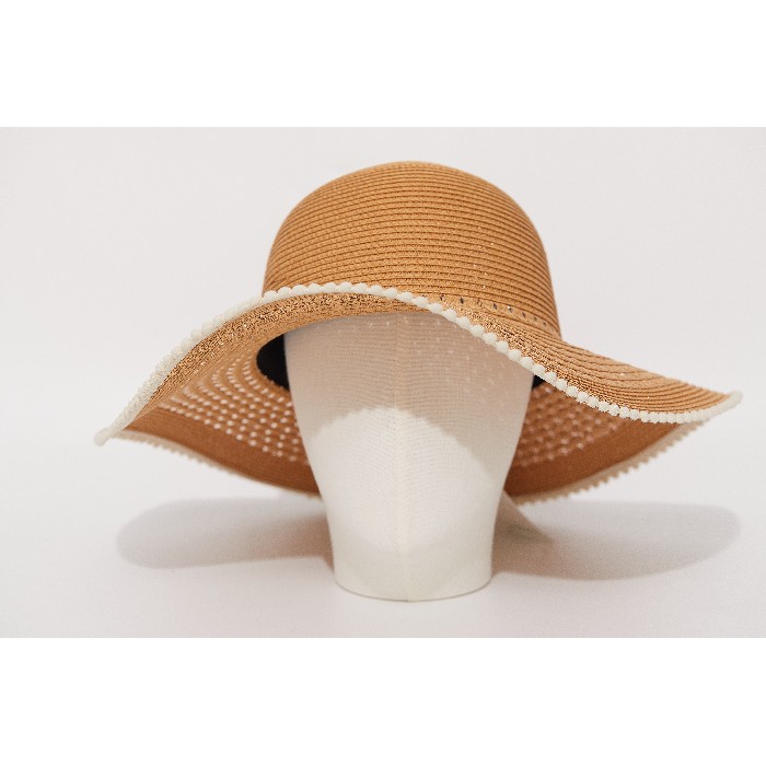 household-goods/clothes-shoes-accessories/mumuso-minimalistic-straw-hat-with-wide-brim-brown