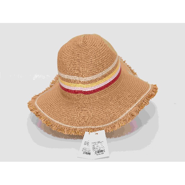 household-goods/clothes-shoes-accessories/mumuso-fringed-straw-hat-with-wide-brim-brown