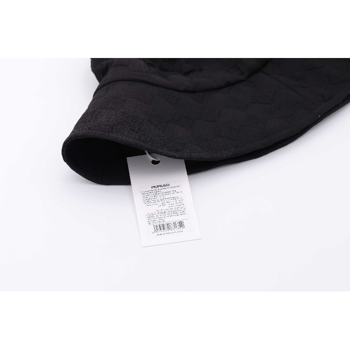 household-goods/clothes-shoes-accessories/mumuso-breathable-textured-bucket-hat-black