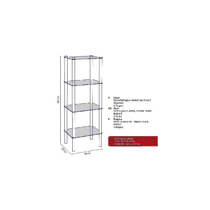 bathrooms/bathroom-storage-shelving/kela-lars-rectangle-glass-rack-18051lars