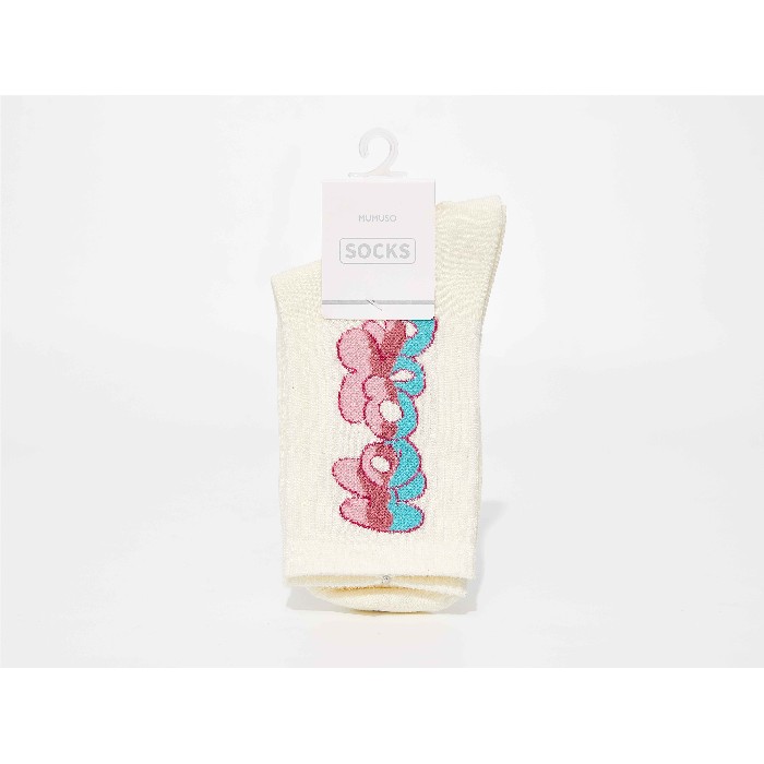 household-goods/clothes-shoes-accessories/mumuso-women's-3d-letter-mini-crew-socks-1-pair