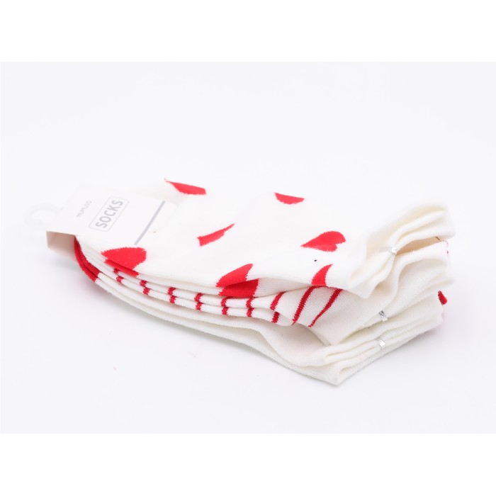 household-goods/clothes-shoes-accessories/mumuso-women's-heart-stripe-low-cut-socks-3-pairswhite-red