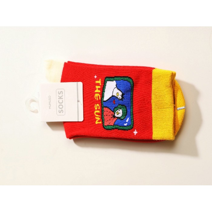 household-goods/clothes-shoes-accessories/mumuso-women-s-cartoon-figures-mini-crew-socks-the-sun
