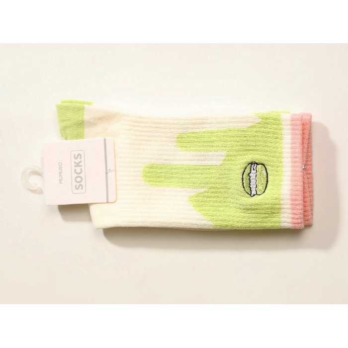household-goods/clothes-shoes-accessories/mumuso-women-s-hamburger-embroidered-mini-crew-socks-white