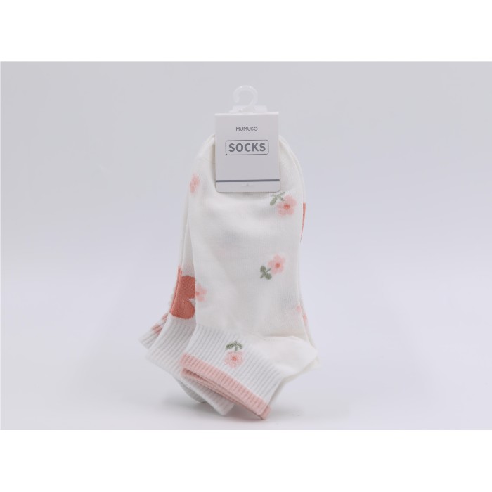 household-goods/clothes-shoes-accessories/mumuso-women's-low-cut-socks-flower3-pairspinkish-orange
