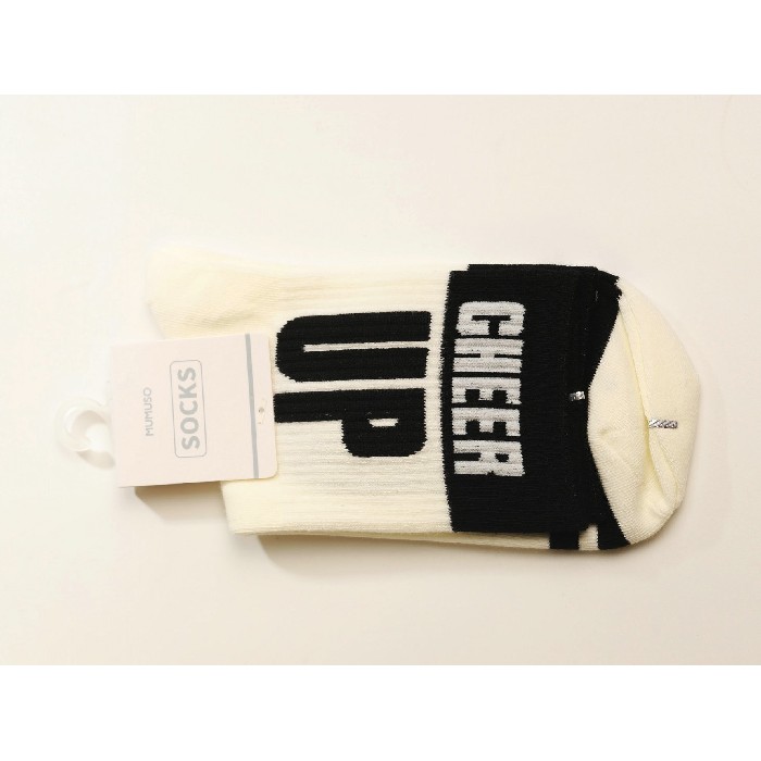 household-goods/clothes-shoes-accessories/mumuso-striped-mini-crew-socks-cheer-upwhite