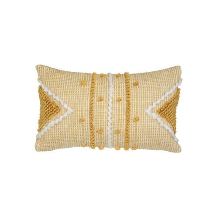 home-textiles/cushions-cushion-covers/atmosphera-recycled-cushion-row-ocher-30cm-x-50cm