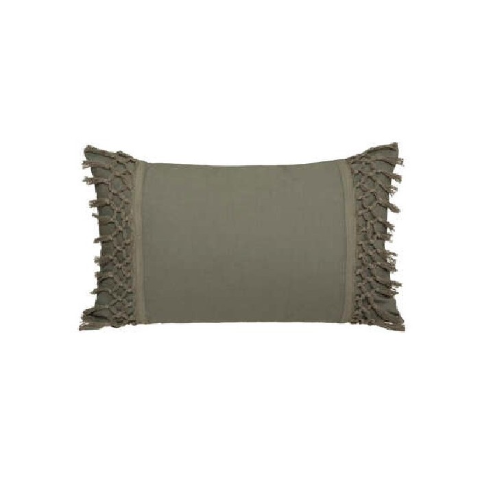 home-textiles/cushions-cushion-covers/atmosphera-cushion-cotton-macra-khaki-30cm-x-50cm