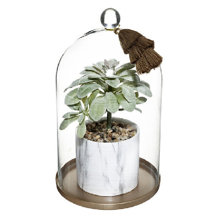 home-decor/decorative-ornaments/atmosphera-plant-with-glass-dome-metal-base