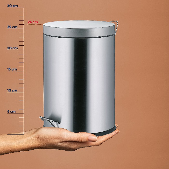 household-goods/bins-liners/kela-pedal-bin-matt-silver-18172