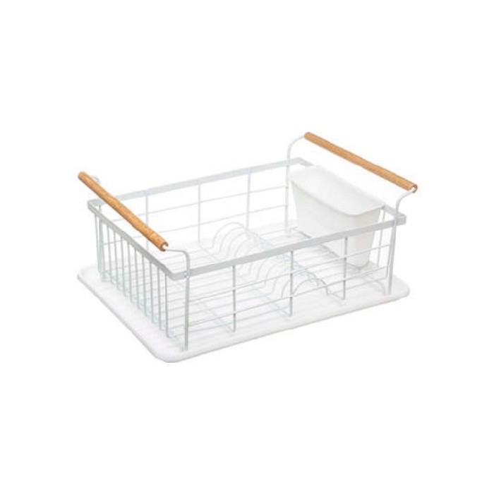 kitchenware/dish-drainers-accessories/5five-white-dish-rack-modern