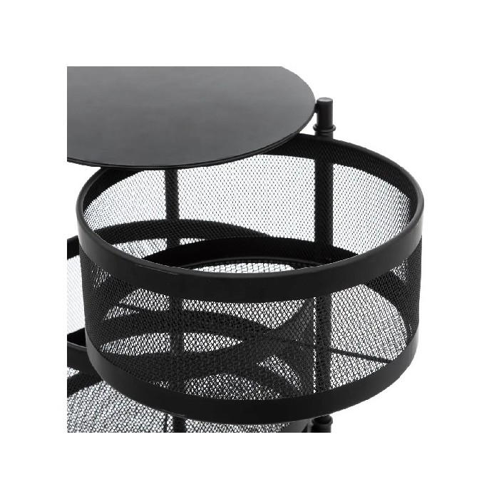 home-decor/loose-furniture/5five-kitchen-metal-trolley-with-4-rotating-baskets-black