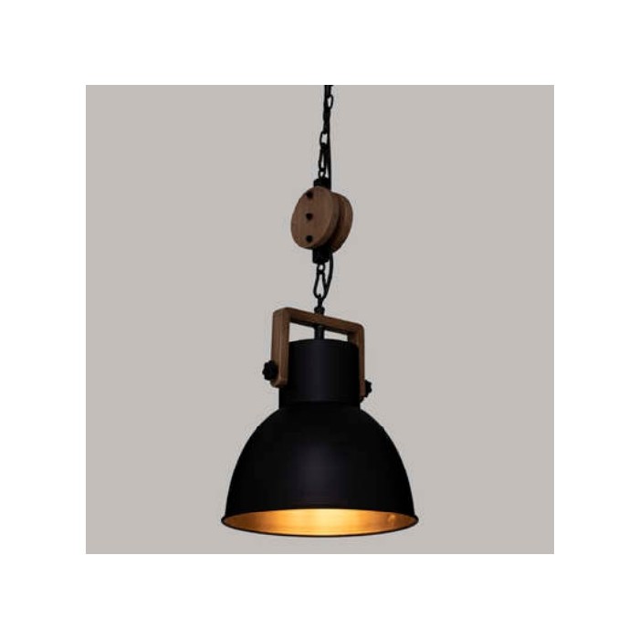 lighting/chandelier-pendant-lighting/atmosphera-silas-black-met-pendant-lamp-d23cm