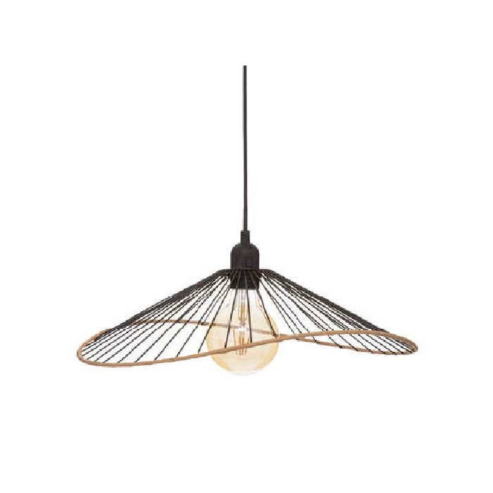 lighting/chandelier-pendant-lighting/atmosphera-alara-black-metal-pendent-lamp-d45cm