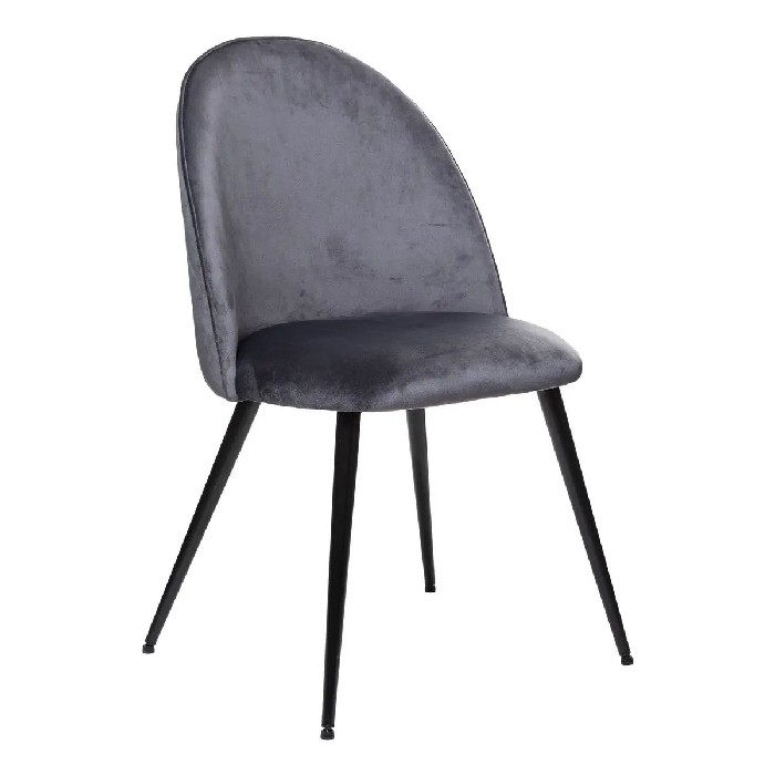 dining/dining-chairs/atmosphera-slano-grey-chair-velvet-with-black-legs