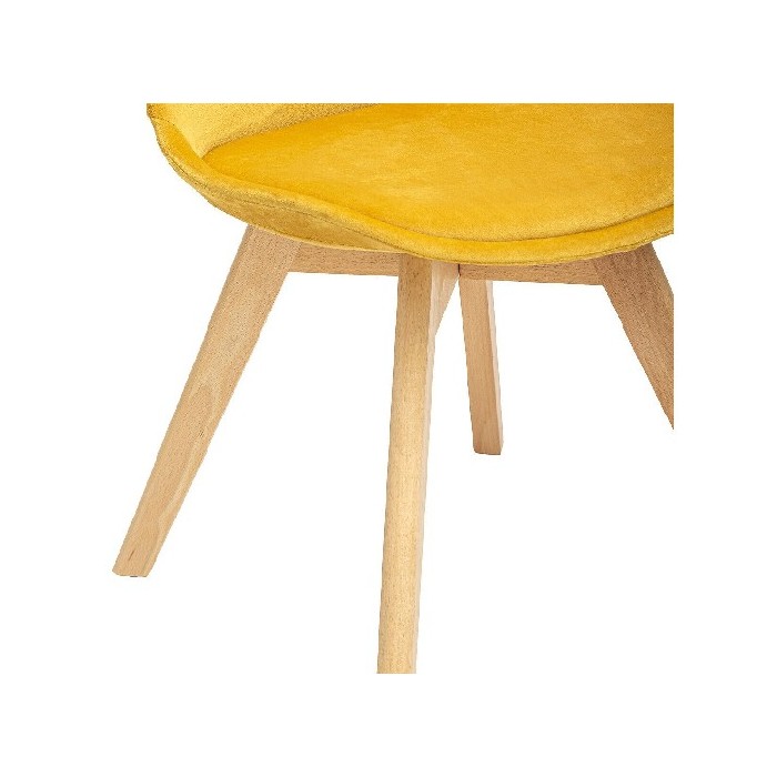 dining/dining-chairs/atmosphera-chair-baya-beech-legs-velvet-mustard-yellow