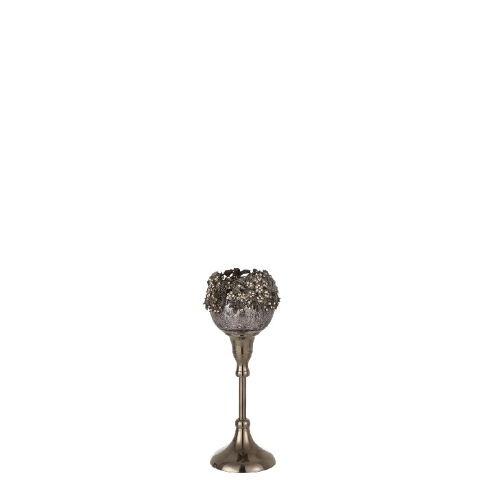 home-decor/candle-holders-lanterns/tealight-holder-on-foot-jewel-metalaluminiumglass-smokey-grey-small