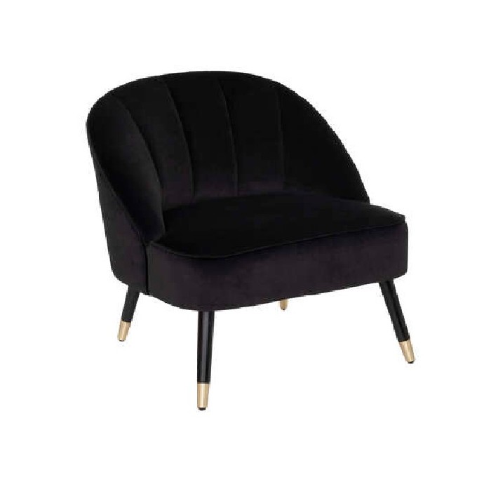 sofas/designer-armchairs/atmosphera-armchair-in-black-velvet-and-two-tone-legs-last-one-on-display