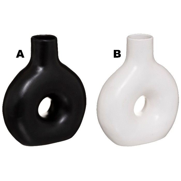 home-decor/vases/atmosphera-vase-mat-ceramic-circle-17cm-x-h21cm