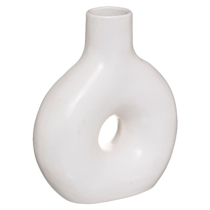 home-decor/vases/atmosphera-vase-mat-ceramic-circle-17cm-x-h21cm