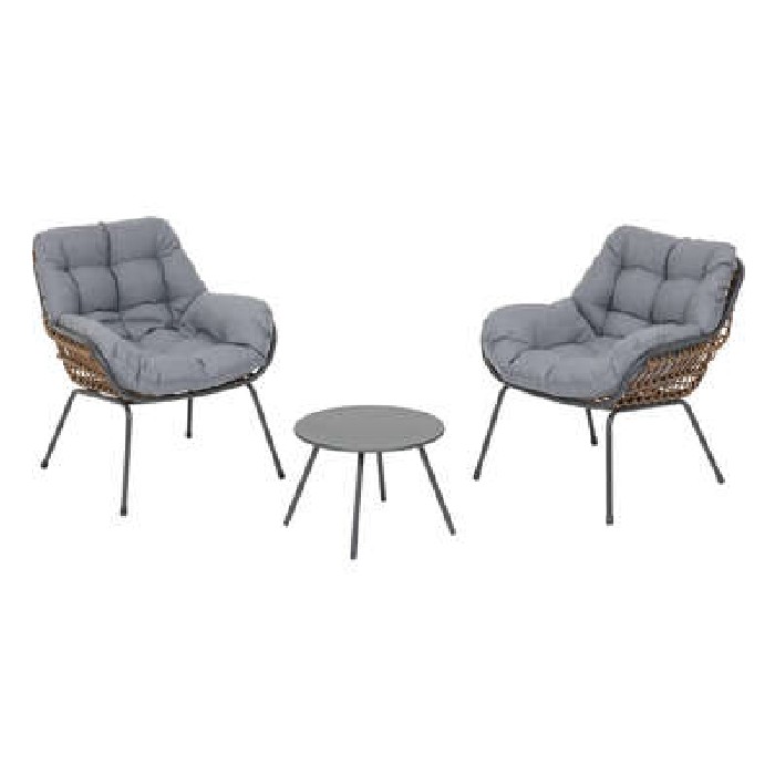 outdoor/terrace-balcony-sets/hespéride-paopao-2-seater-sofa-set-graphite
