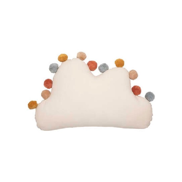 home-textiles/cushions-cushion-covers/atmosphera-pompons-cloud-shaped-children’s-cushion-30cm-x-50cm
