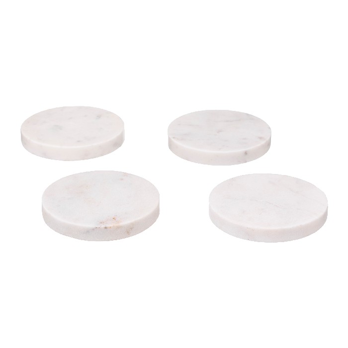 tableware/placemats-coasters-trivets/sg-secret-de-gourmet-white-marble-coasters-set-of-4-d10cm