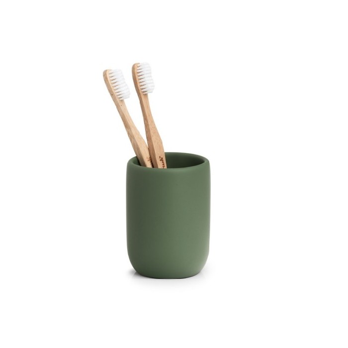 bathrooms/sink-accessories/zeller-tumbler-modern-polyresin-sage-green