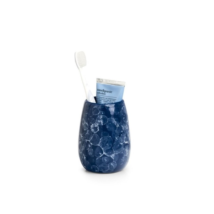 bathrooms/sink-accessories/zeller-tumbler-blue-marble-ceramic-blue