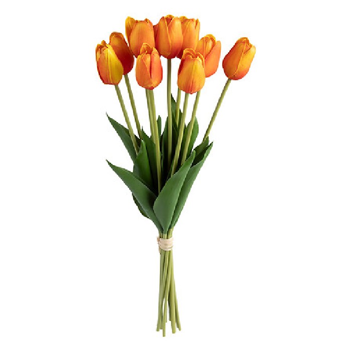 home-decor/artificial-plants-flowers/atmosphera-orange-tulip-bouquet-james-h48cm-set-of-10